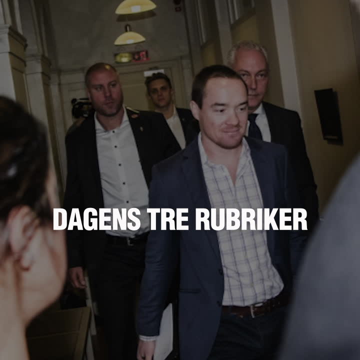 Dagens tre rubriker