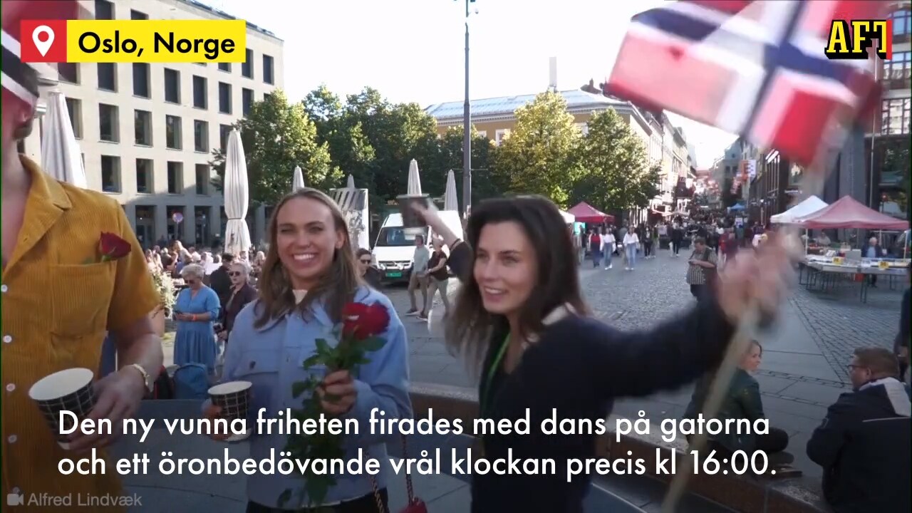 Norge öppnar - med dans på gatorna