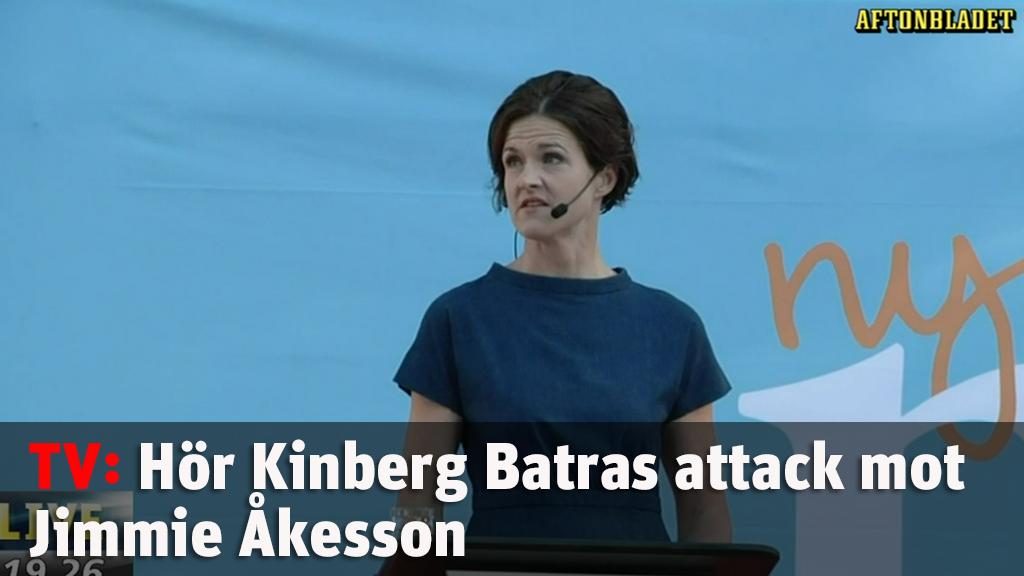 Hör Kinberg Batras attack mot Jimmie Åkesson