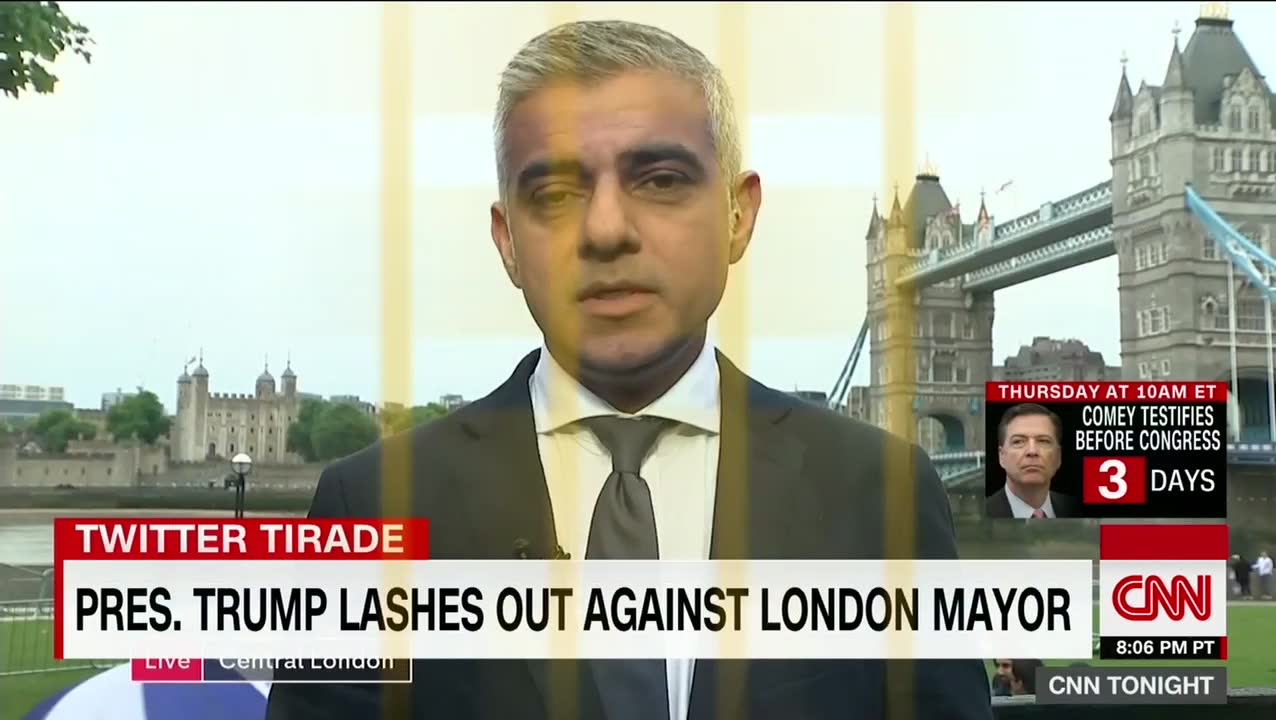 Borgmästaren vill inte ha Trump till London