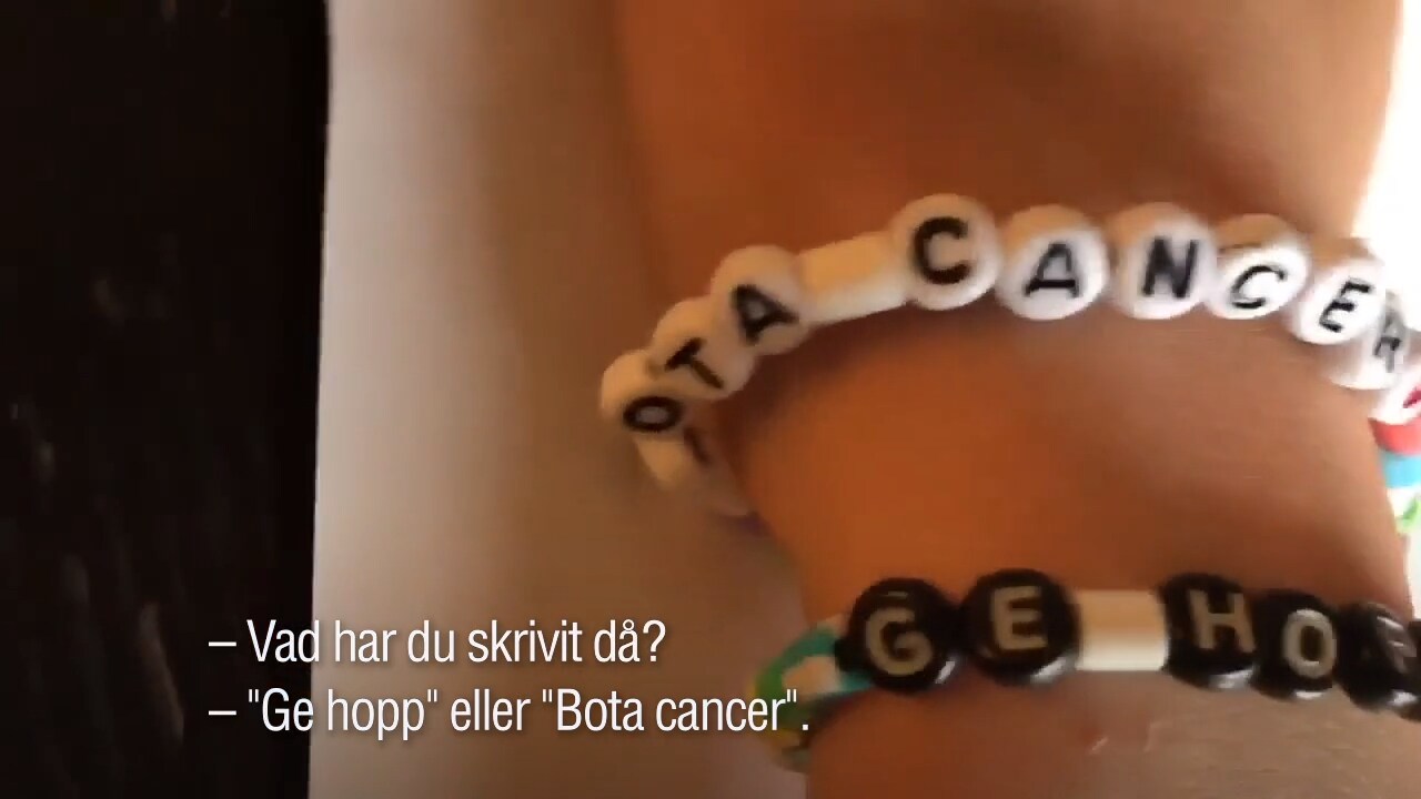 Vide, 8, samlar in pengar till cancerforskning