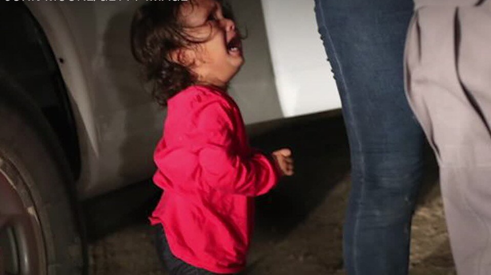 Läckta ljudinspelningen när barnen separeras från sina föräldrar