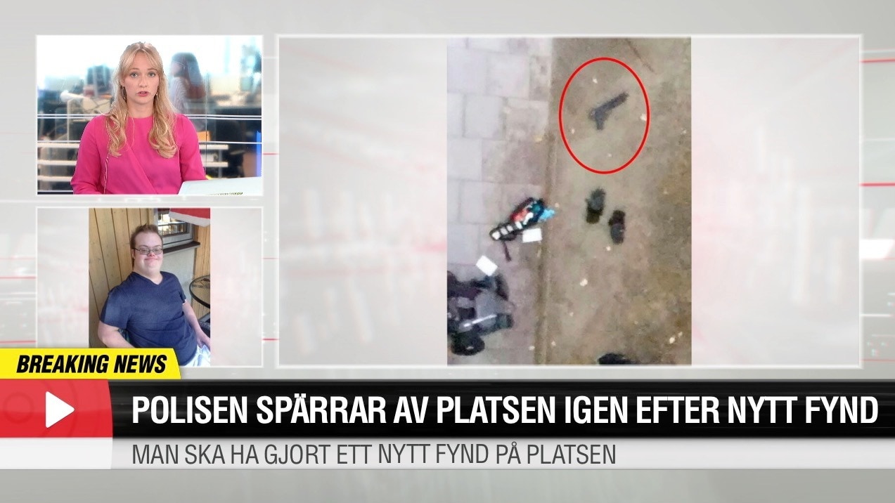 Här är bilden på den leksakspistol Eric, 20, hade