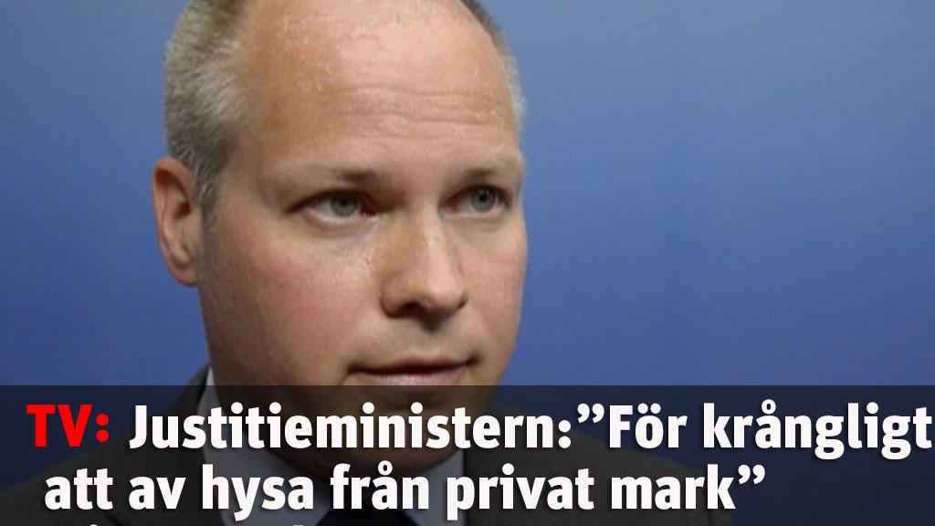 Justitieminister Morgan Johansson (S): "Måste finnas ett eget ansvar"