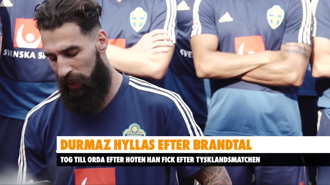 Durmaz hyllas efter brandtal