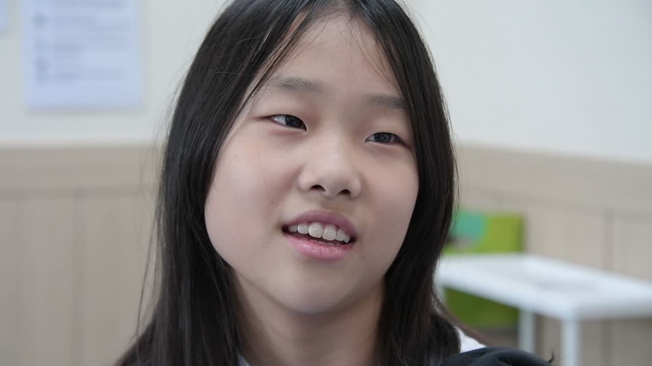 Hon bor på barnhem i Sydkorea