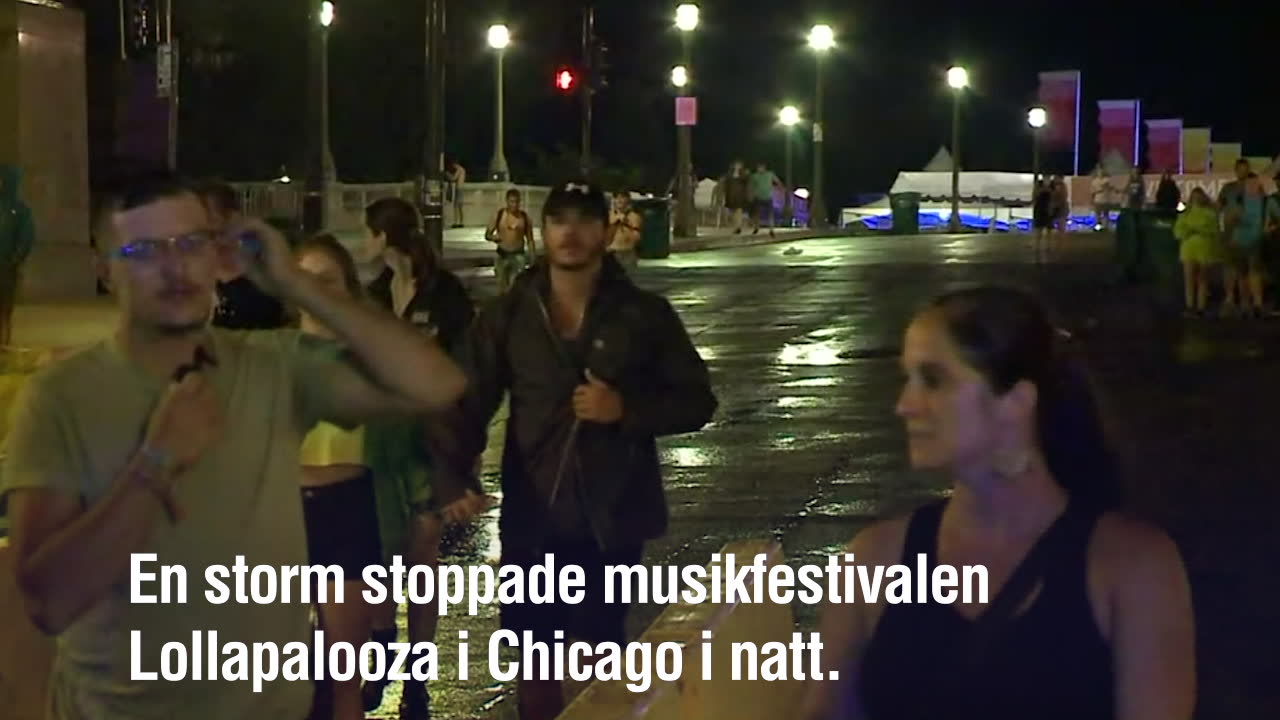 Jättefestivalen avbröts efter vädervarning