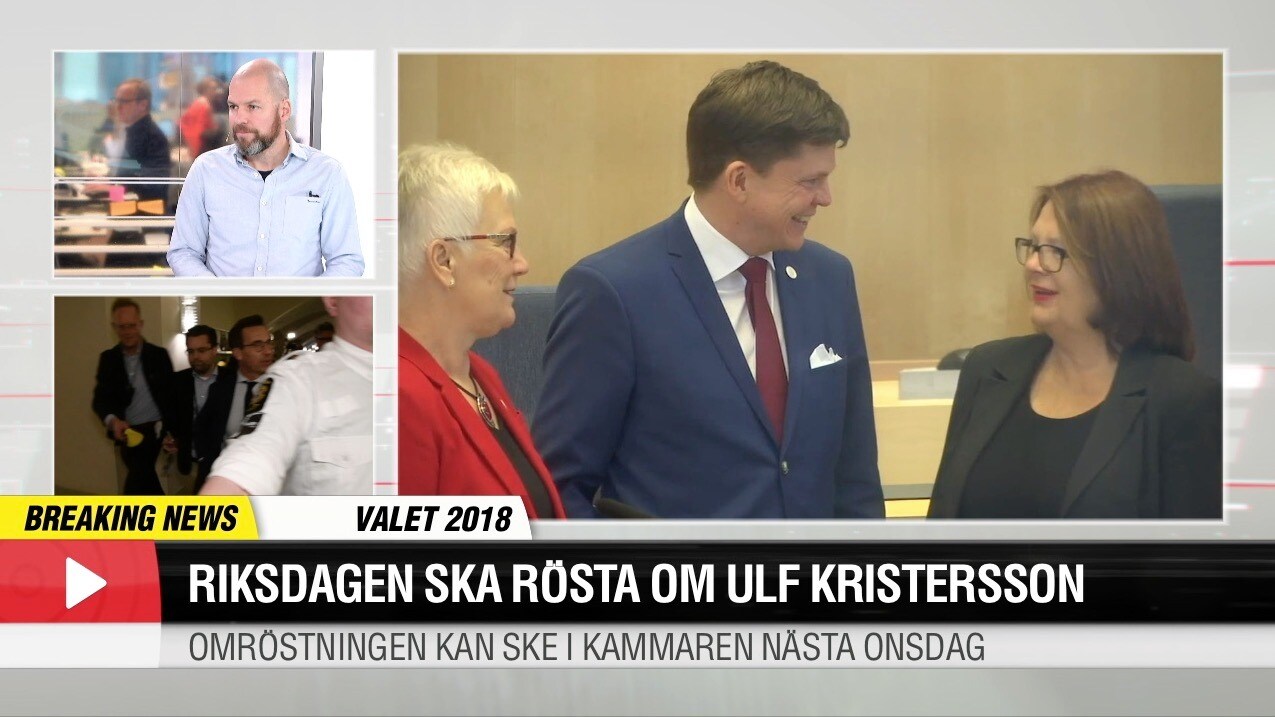 Riksdagen ska rösta om Ulf Kristersson