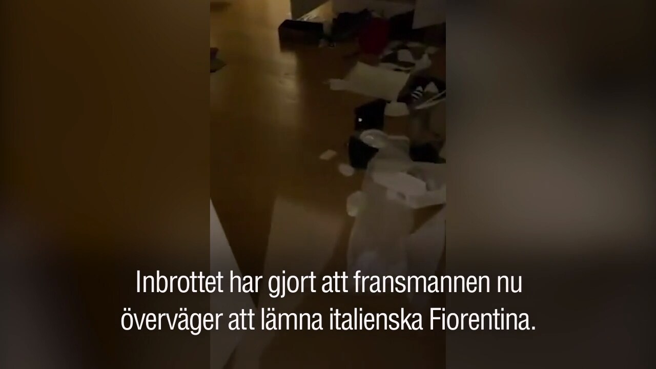 Bilderna som visar inbrottet hos Ribery