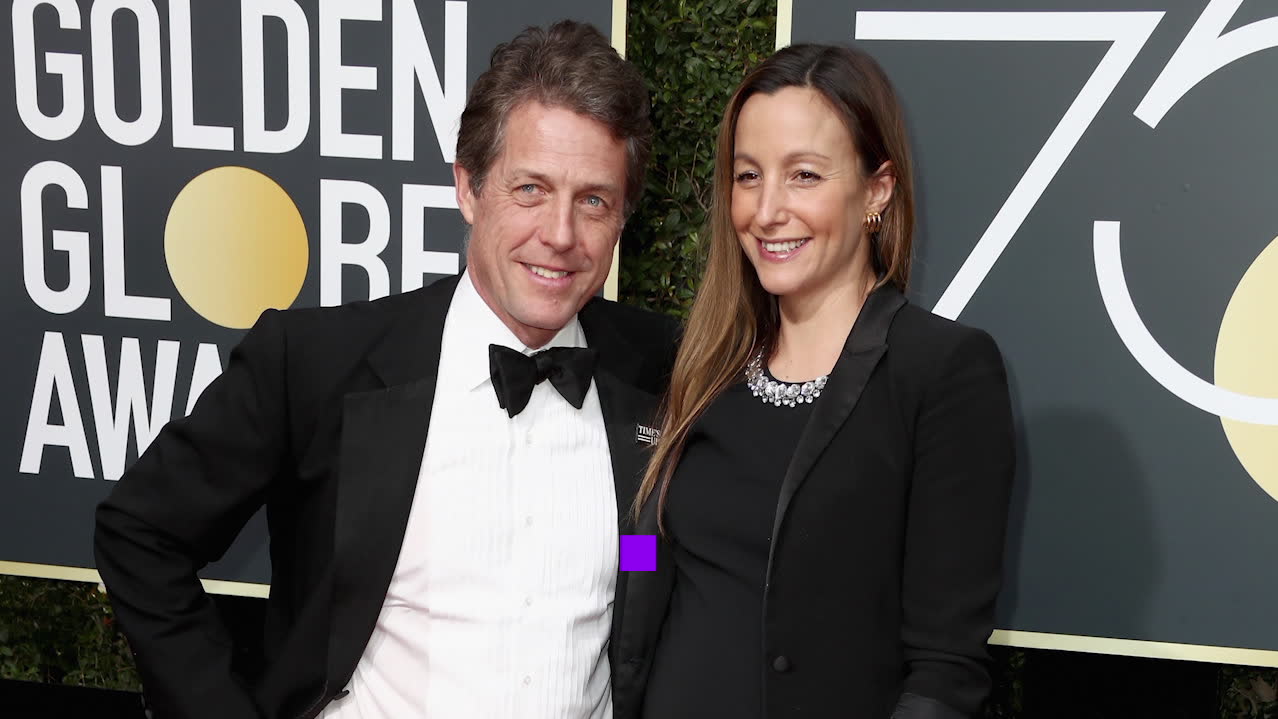 Hugh Grant väntar barn med svenska flickvännen