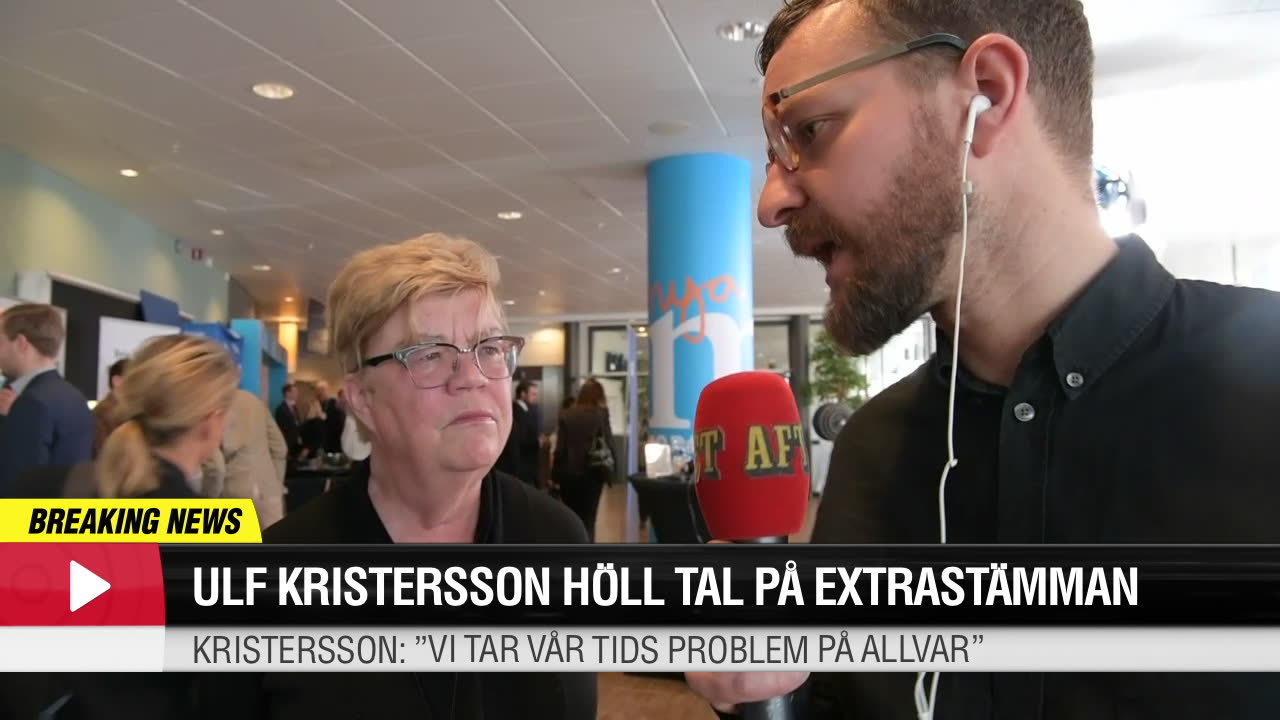 Lena Mellin om Ulf Kristersson tal