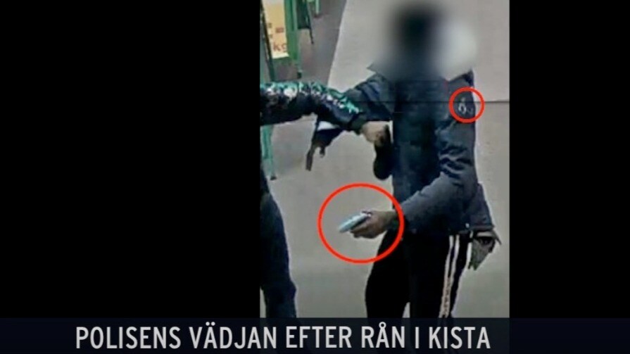 Snattarna drog pistol – för lite bröd