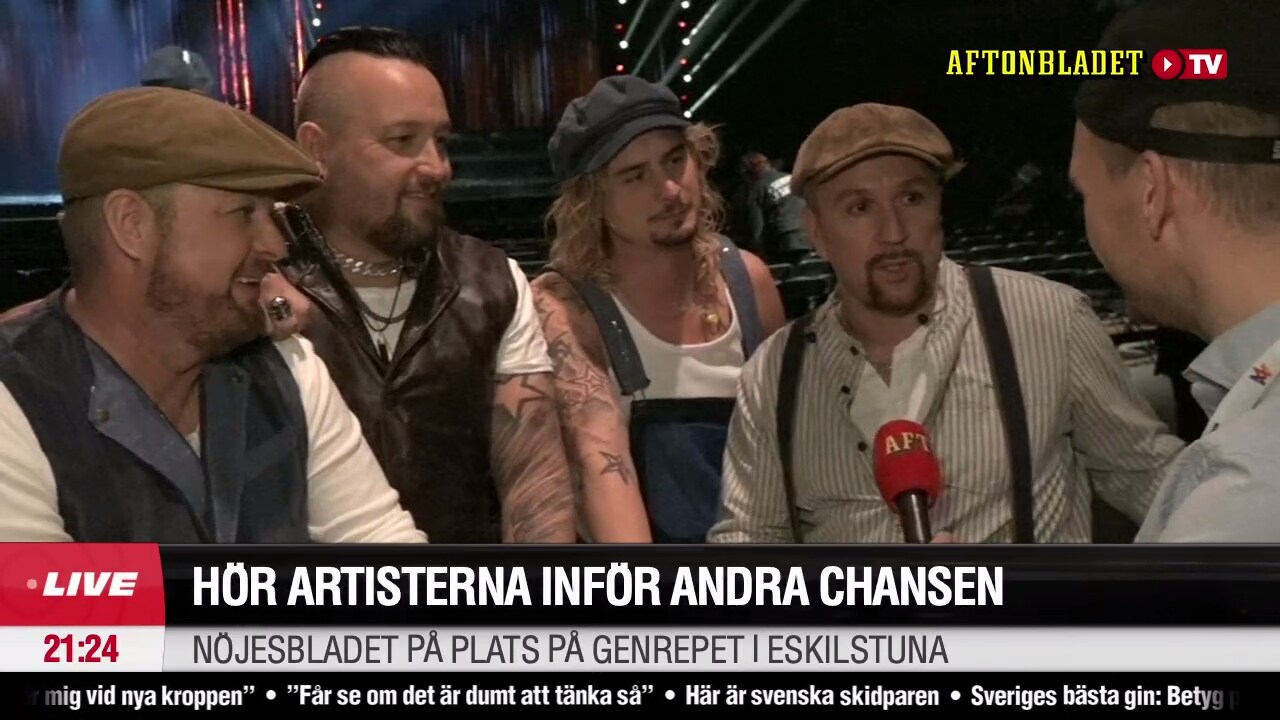 Hör artisterna inför andra chansen