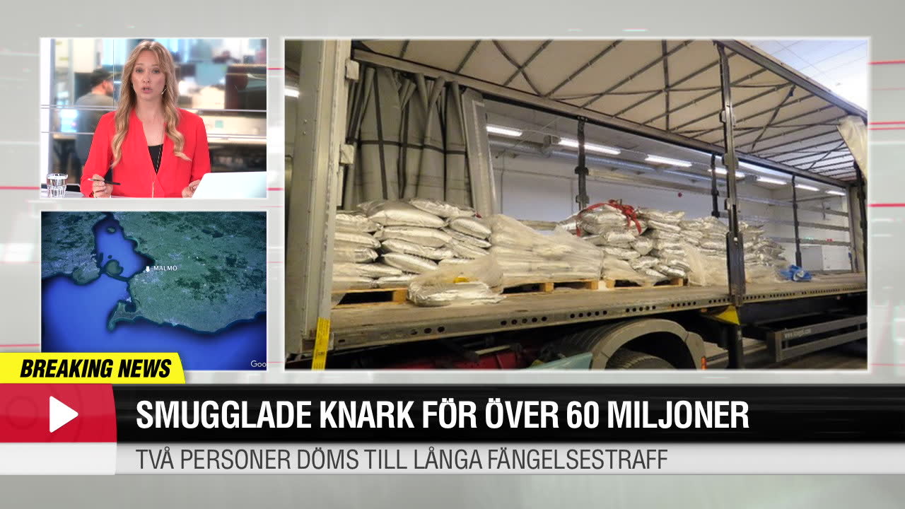 Smugglade knark för 60 miljoner