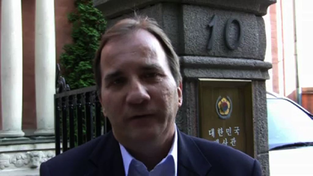 Löfven 2009: "Ett slag på en arbetare är ett slag på oss alla"