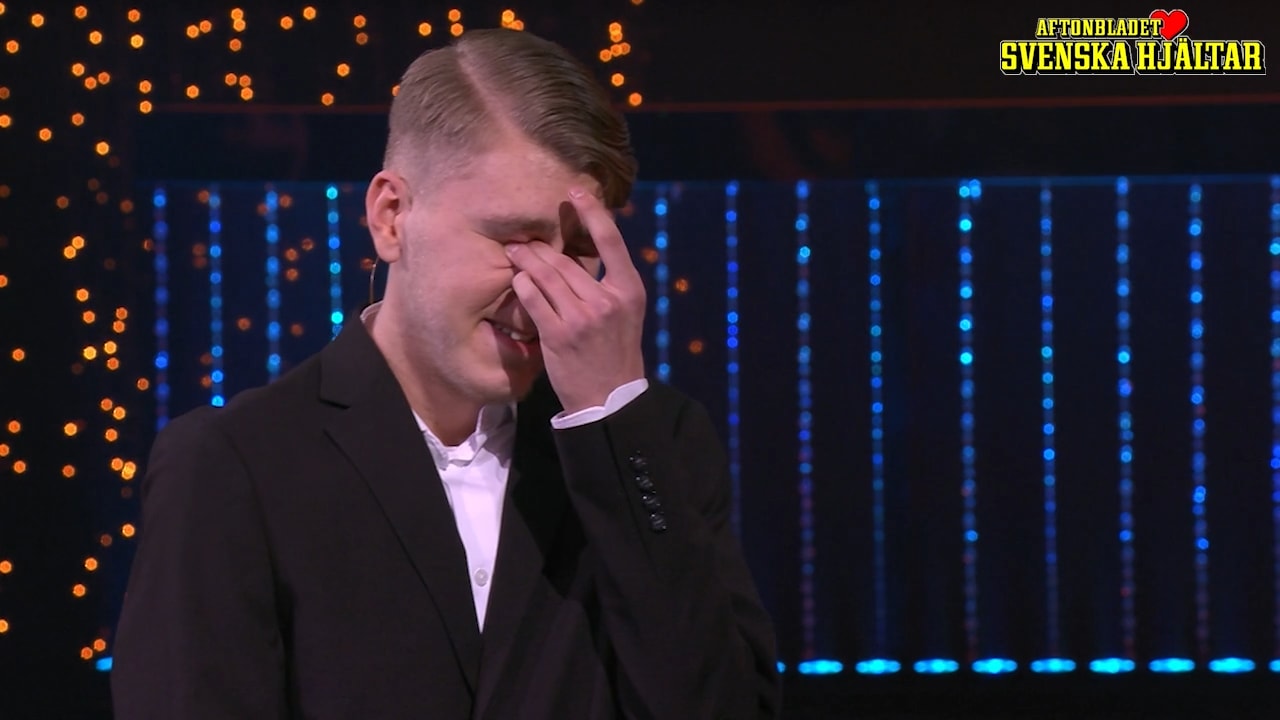 Tårarna sprutar när Årets livräddare tackas på hjältegalan