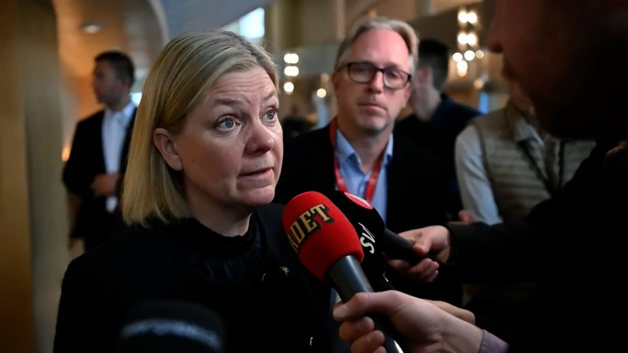 Magdalena Andersson om nya regeringsbildningen: "Ingen rolig uppgift"