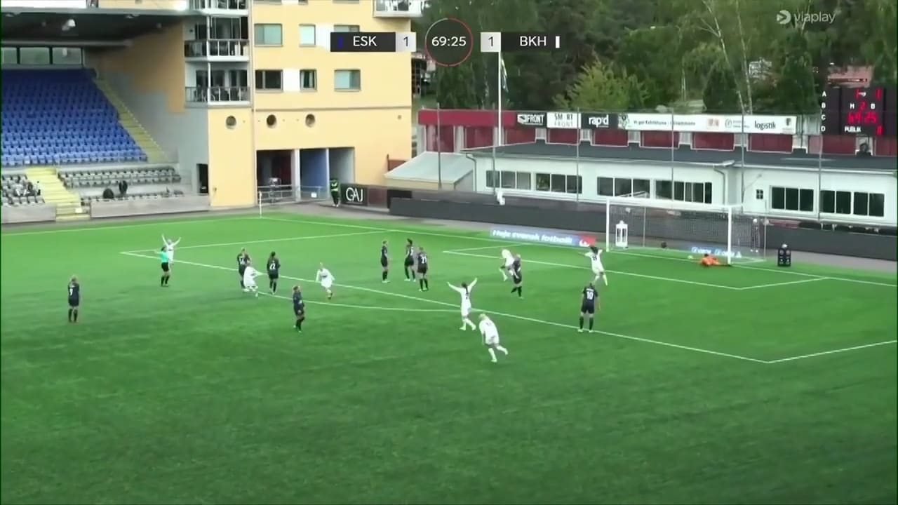 Se höjdpunkterna från Häckens seger mot Eskilstuna