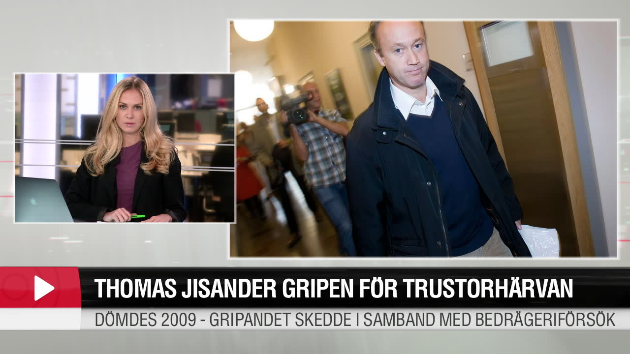 Thomas Jisander gripen för trusthärvan