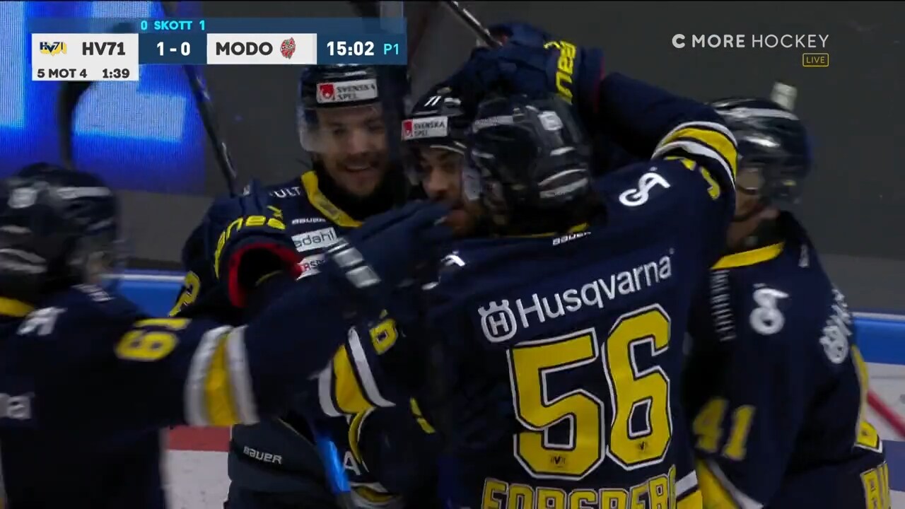 Här vinner HV71 seriefinalen mot Modo