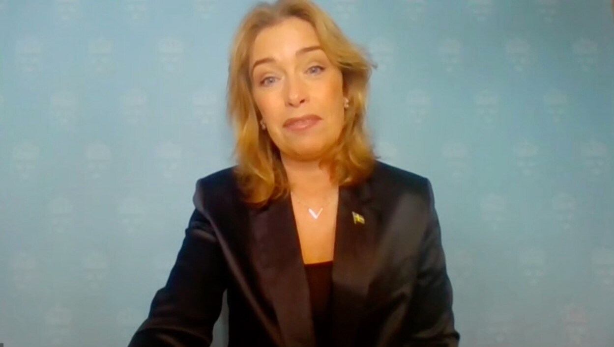 Se pressträffen med klimat- och miljöminister Annika Strandhäll om slutförvar av kärnbränsle