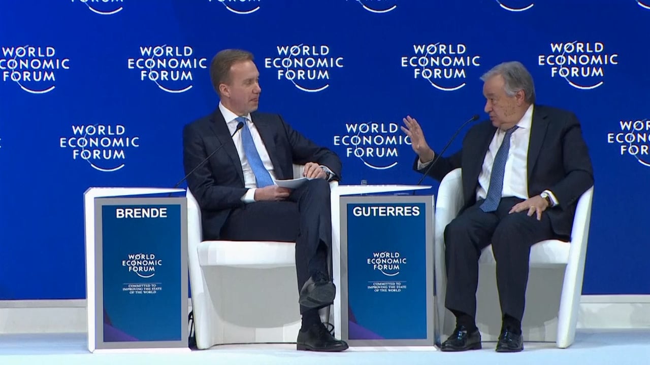 Guterres: "Klimatförändringarna springer ifrån oss"