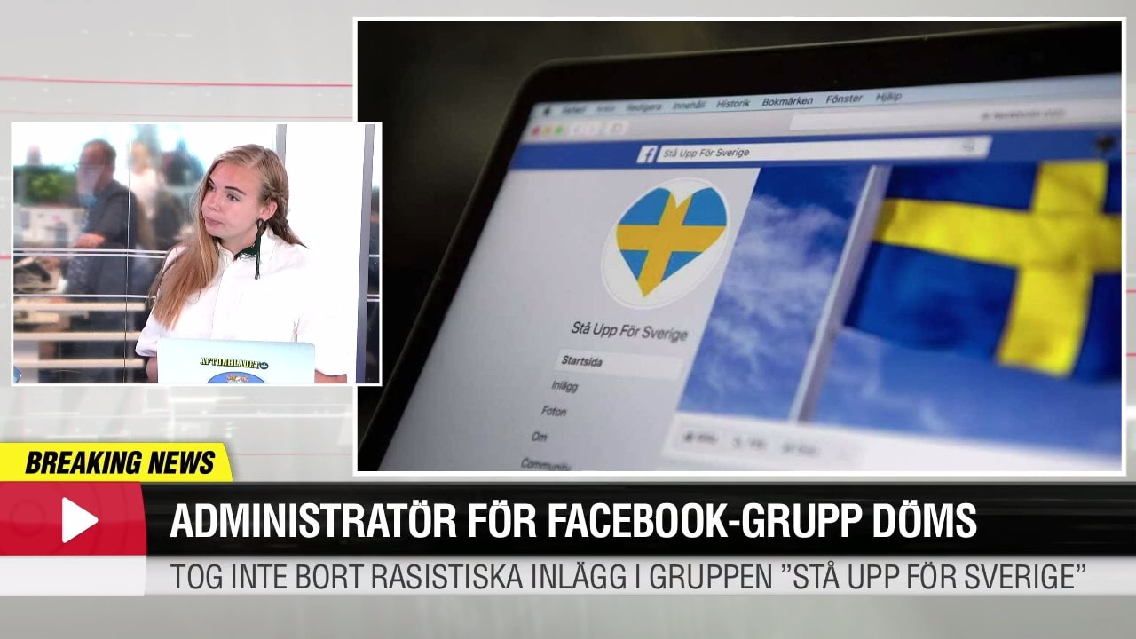 Administratör för ”Stå upp för Sverige” döms