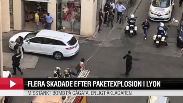 Explosion i Lyon – flera skadade