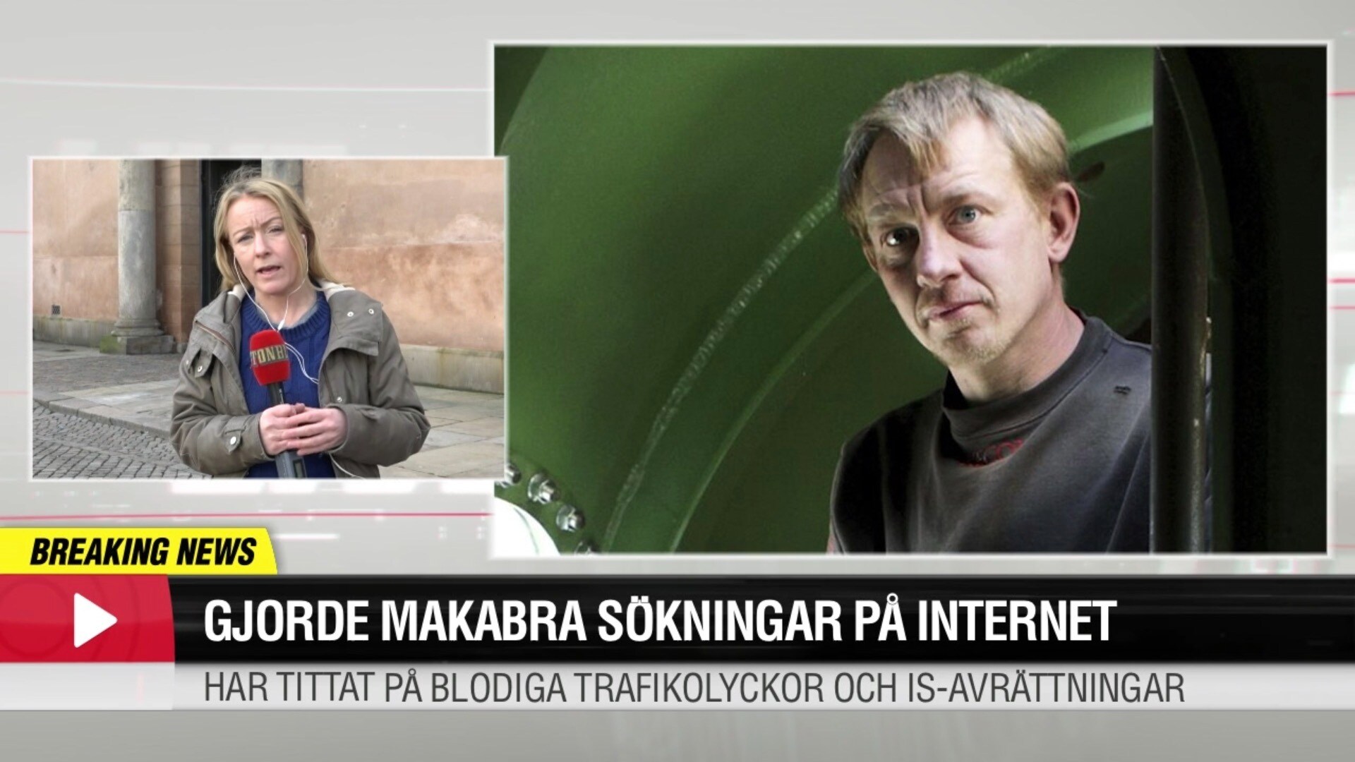 Gjorde makabra sökningar på internet