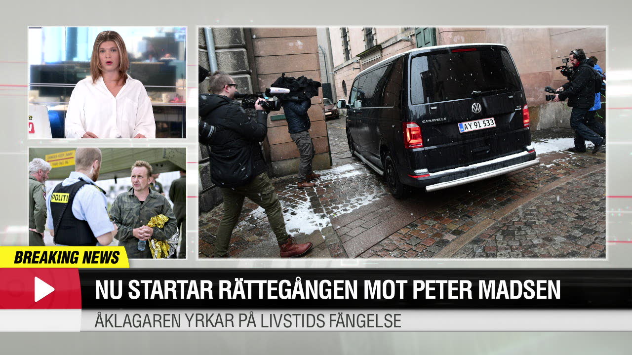 Nu startar rättegången mot Peter Madsen