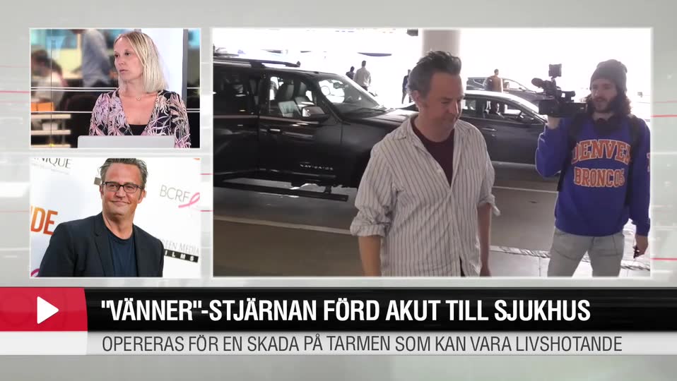 "Vänner"-stjärnan förd akut till sjukhus