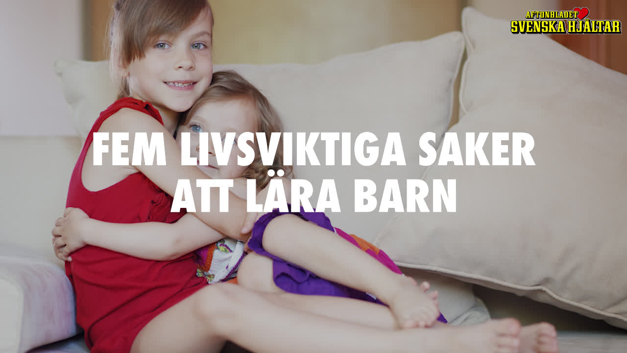 Fem livsviktiga saker att lära barn
