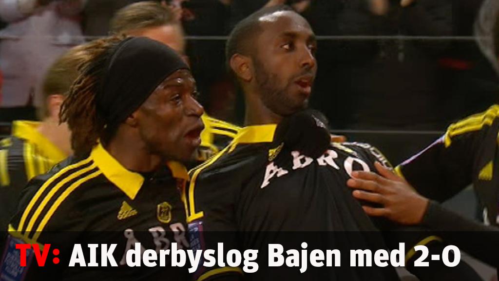 AIK derbyslog Bajen med 2-0