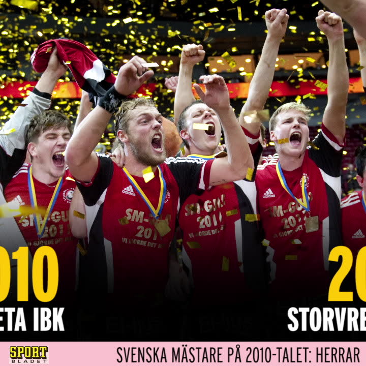 Svenska mästare på 2010-talet – herrar