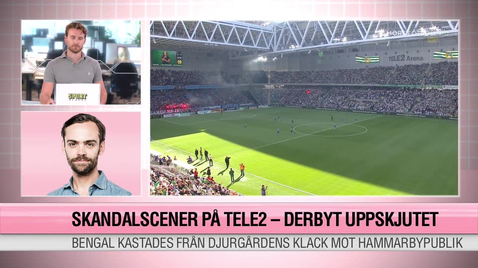 Skandalscener från Tele2 – derbyt uppskjutet