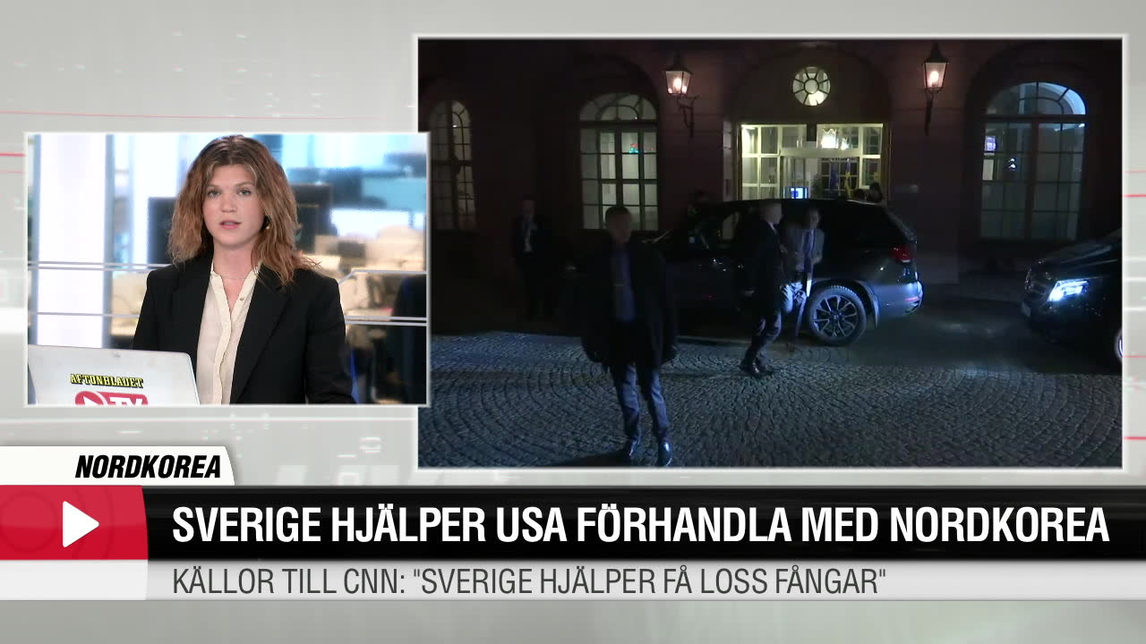 Källor till CNN: ”Sverige hjälper USA få loss fångar i Nordkorea”