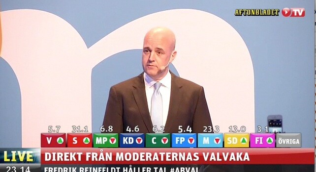 Reinfeldt meddelar att han avgår som partiledare