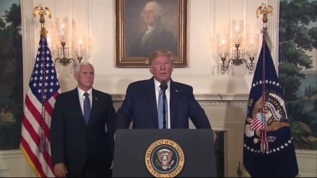 Hör hela Trumps tal om senaste dödsskjutningarna