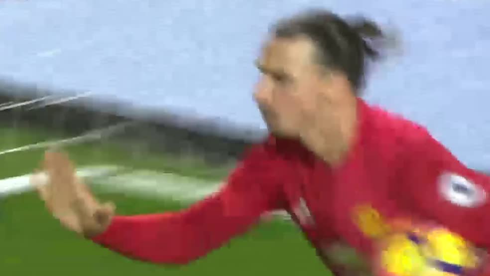 Zlatan målskytt när United spelade lika