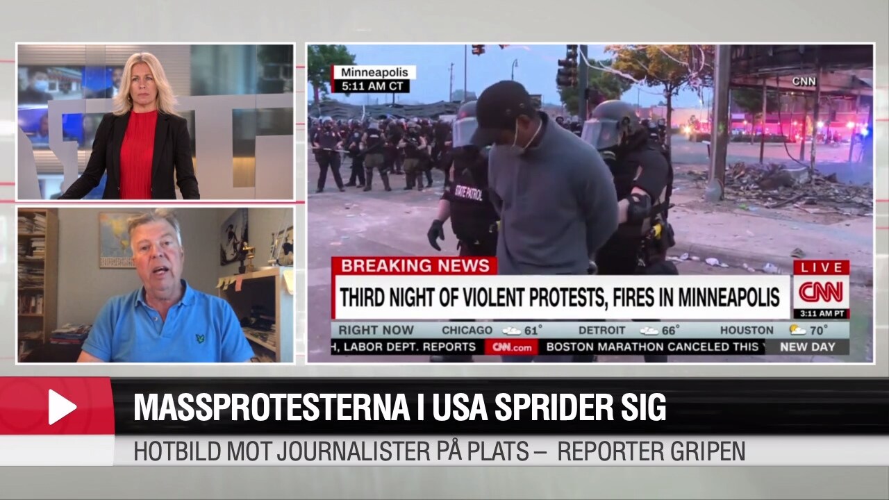 Hör Wolfgang om hotbilden mot journalister på plats i USA