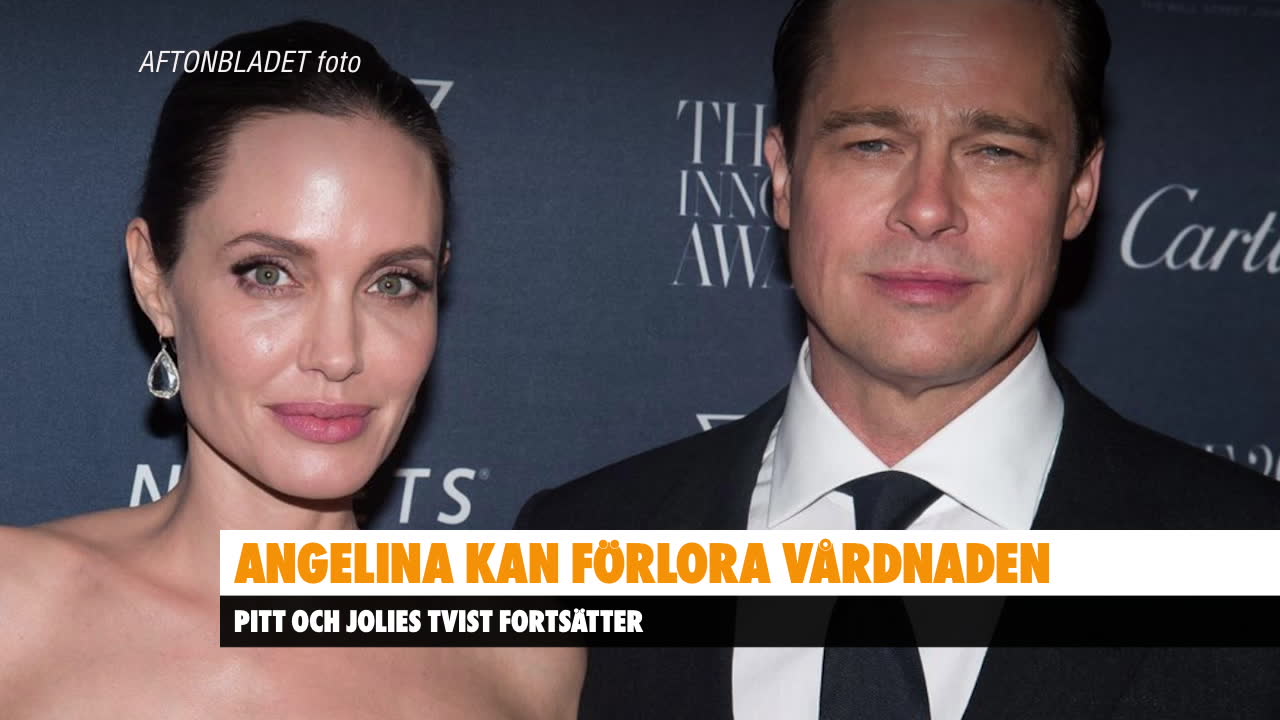 Jolie riskerar att förlora vårdnaden om barnen