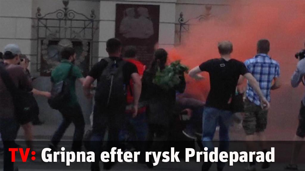 Flera gripna efter rysk Prideparad