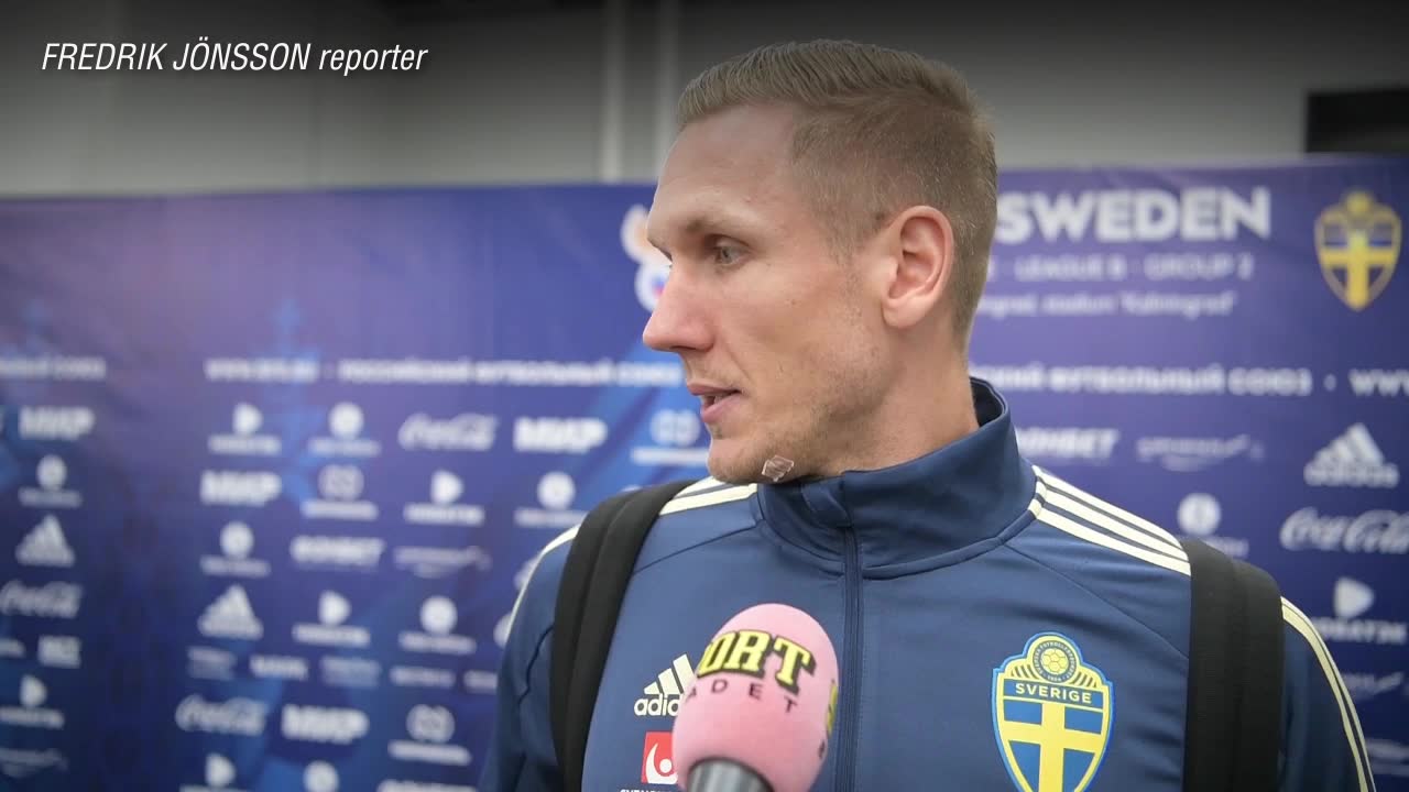 Robin Olsen efter 0–0 mot Ryssland
