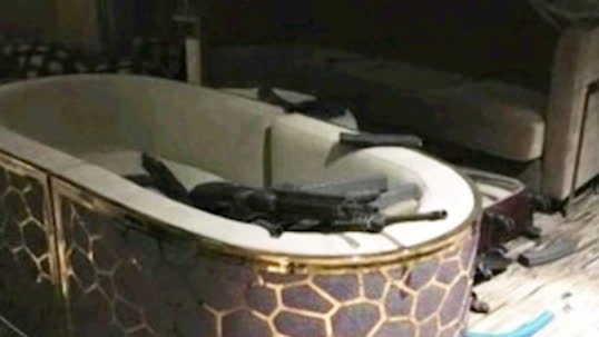 Sköt vakt före massmordet i Las Vegas