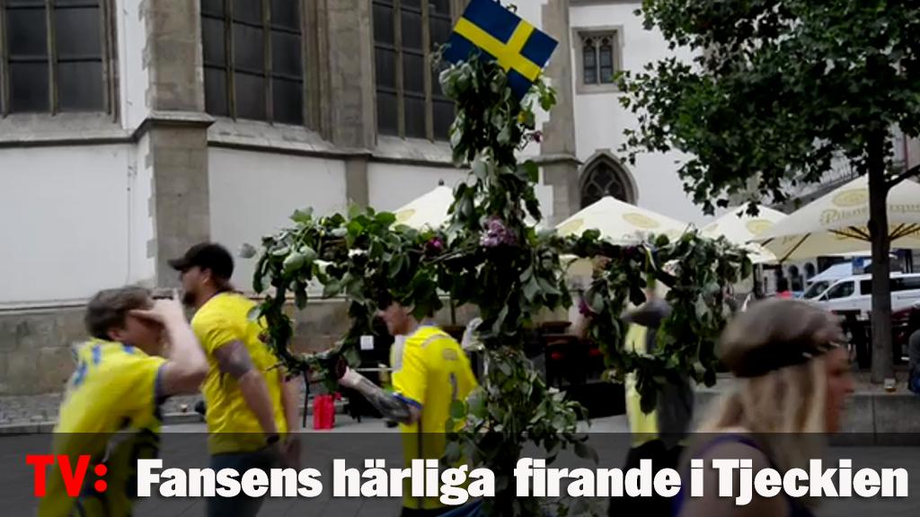 Fansens härliga firande i Tjeckien