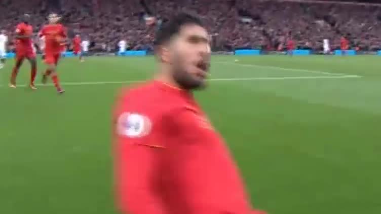 Liverpool ny serieledare efter kross på Anfield