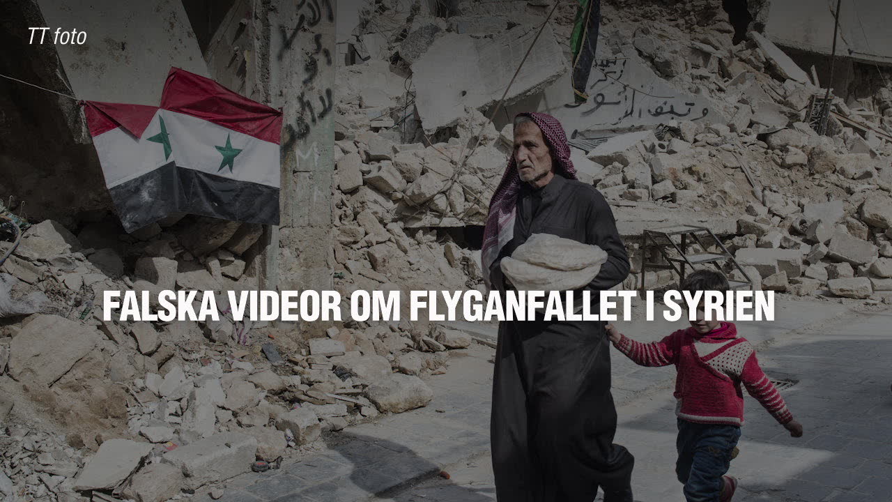 Lista: Här är falska videor från attacken mot Syrien