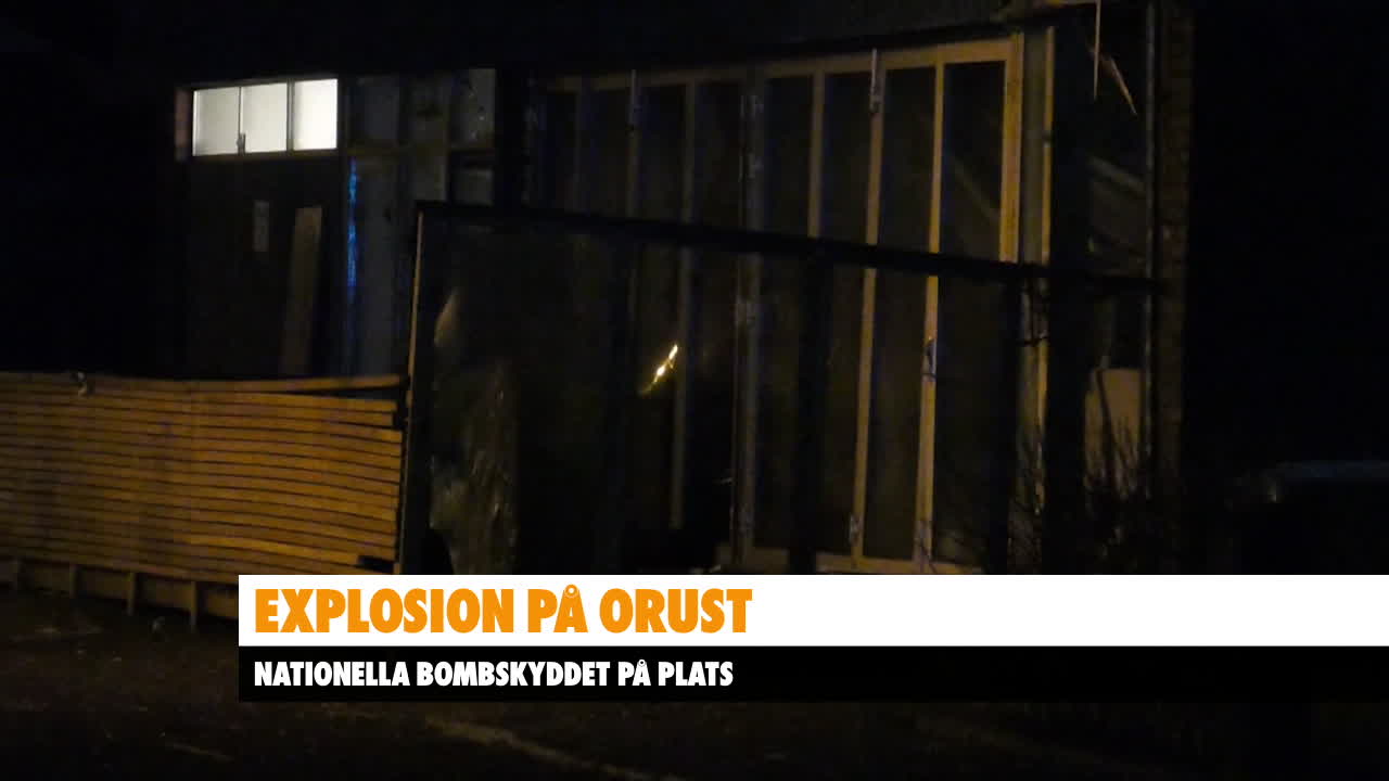 Polisen om explosionen på Orust: "Kraftiga skador"