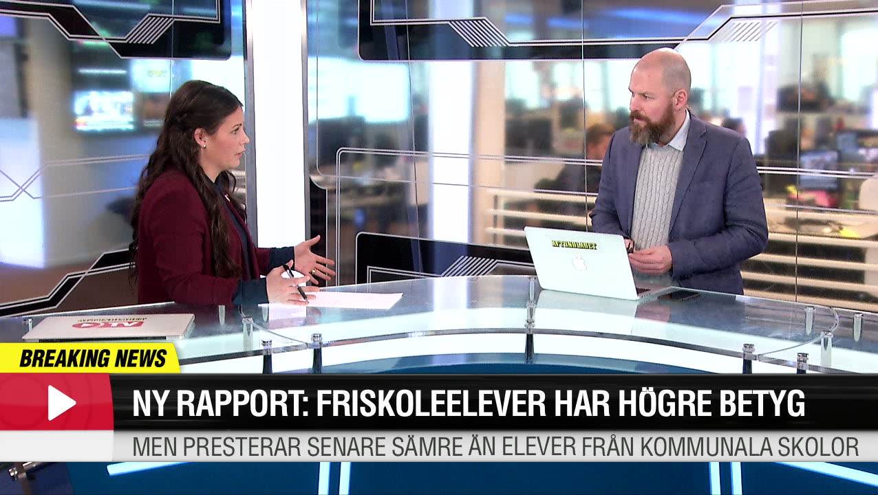 Ny rapport: Friskoleelever har högre betyg