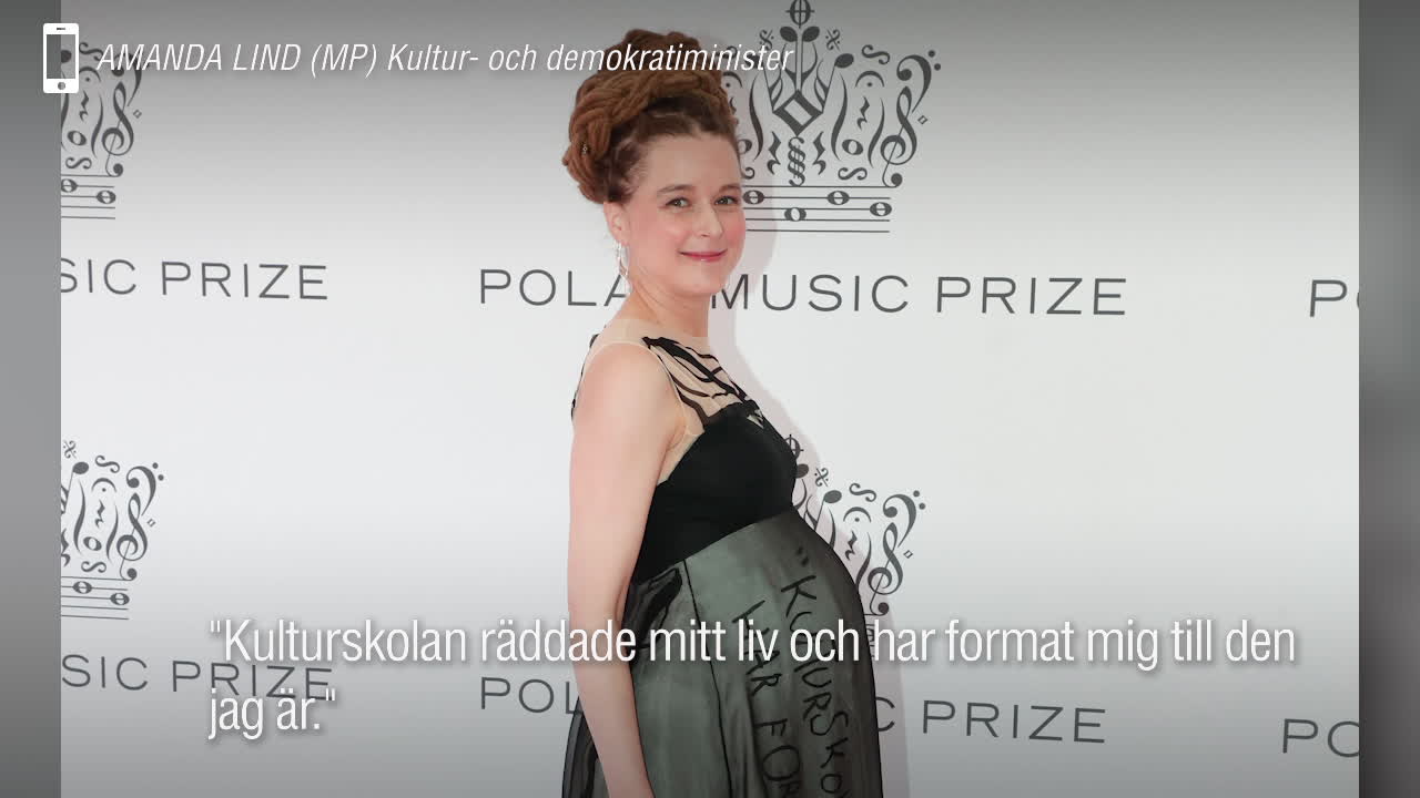 Amanda Linds klänning på Polarprisgalan väckte uppmärksamhet